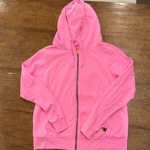 Aviator Nation Bright Pink Hoodie
